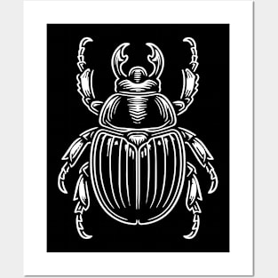 beattle insect sign Posters and Art